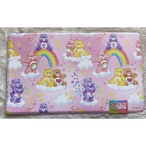 Care Bears Anti Fatigue Kitchen Mat 18”x 30” PVC Pink Rainbows Clouds Hearts NEW